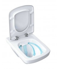 Cuvette WC suspendue sans bride Rimfree fond creux Geberit Selnova 275