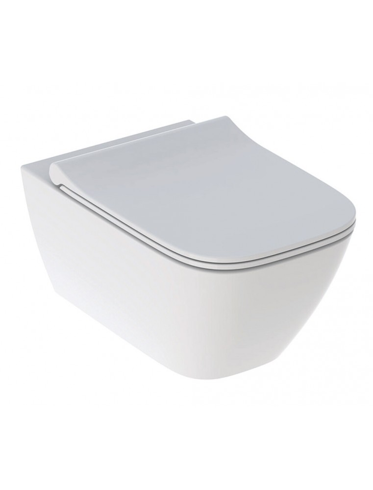 Pack cuvette suspendue SMYLE SQUARE carénée Rimfree fixations cachées