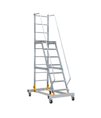 Échelle à plateforme de magasin aluminium 2,00 m rd0012 CAGSAN