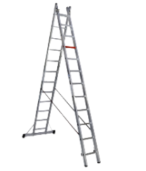 Échelle transformable 2 plans aluminium CAGSAN
