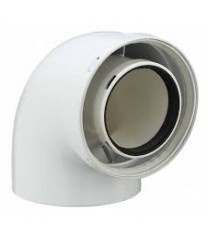 Coude Coaxial 45° Ø60/100 Chaffoteaux 3318004