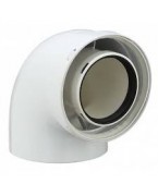 Coude Coaxial 45° Ø60/100 Chaffoteaux 3318004