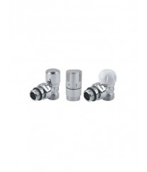 Kit chrome robinet radiateur thermostatique V1411 Carlo Poletti