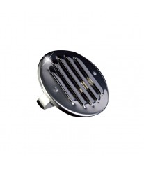 GRILLE AER. ROND INOX 