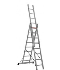 Échelle transformable 3 plans aluminium 8 marches CAGSAN