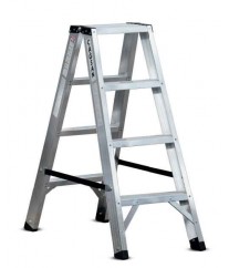 Escabeau Aluminium Double Accès Professionnel Everest-Pro 4 Marches
