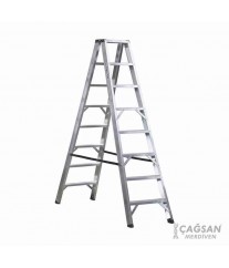 Escabeau Aluminium Double Accès Professionnel Everest-Pro 8 Marches