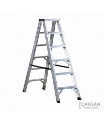Escabeau Aluminium Double Accès Professionnel Everest-Pro 6 Marches