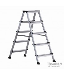 Escabeau Aluminium Accès 2 Côtés 5 Marches OL5 CAGSAN