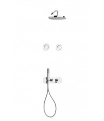 Kit Mitigeur Douche Encastré Hydromassage 2 Buses Sfax SOPAL 06DTA04