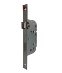 Serrure axe 50/90 WC encastrée façade satinée STAP
