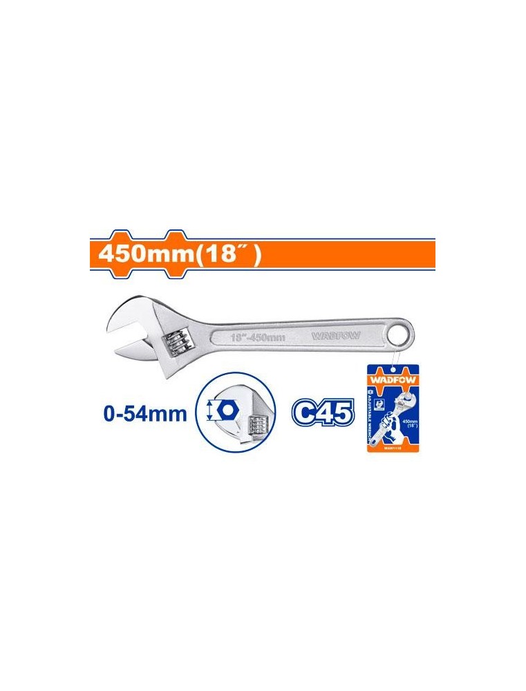 CLE A MOLETTE CHROME  18" WAW1118 WADFOW