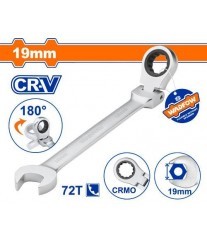 Clé mixte à cliquet réversible 19 mm WSA6119 WADFOW