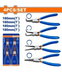 Jeu de 4 pinces à circlips 180 mm WPS2604 WADFOW