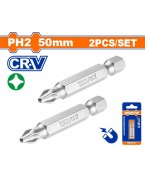 Jeu de 2 embouts PH2 x 50 mm WSV2K12 WADFOW