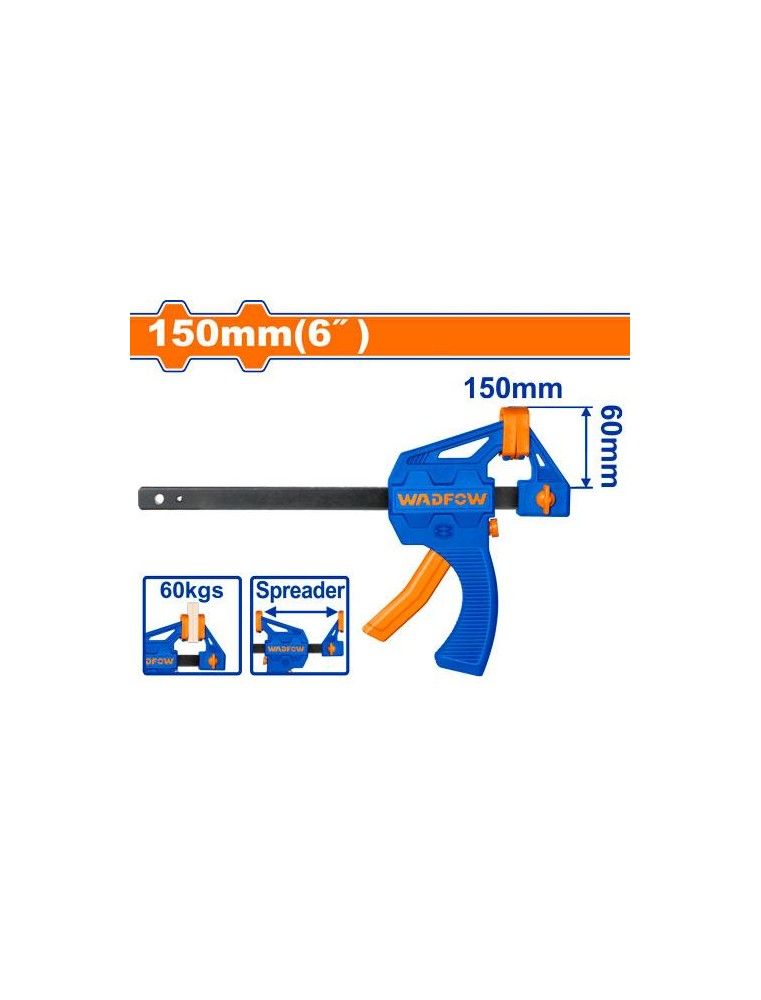 Serre-joint rapide 15 cm WCP4306 WADFOW