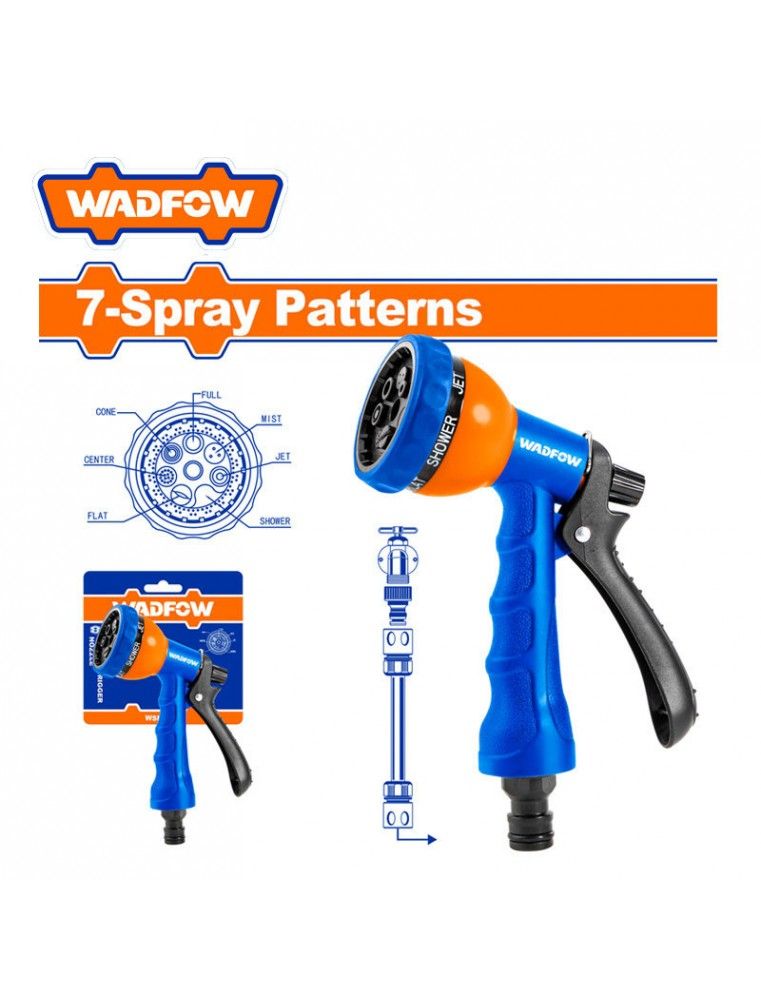Lance à pistolet 7 jets WADFOW WSN1E07