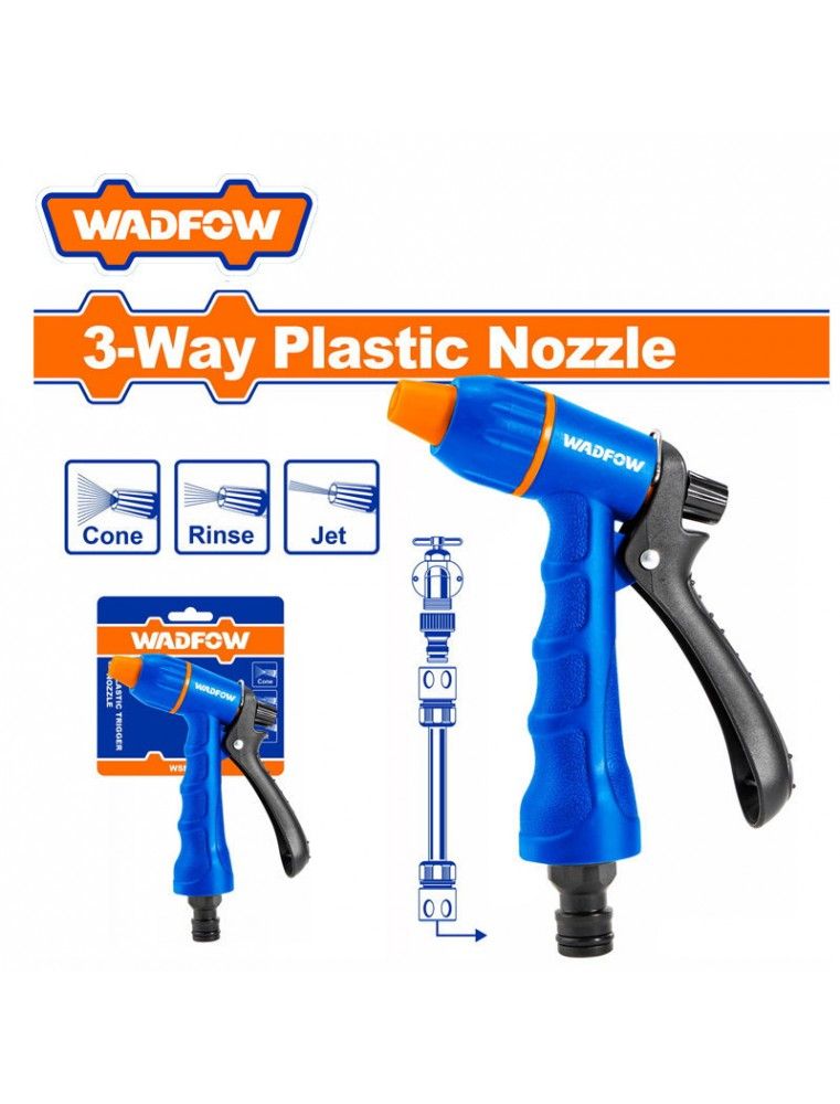 Lance à pistolet 3 jets WADFOW WSN1E03