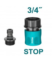 Kit raccord rapide Stop 20 mm femelle THHCS02341 TOTAL