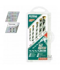 Jeu de 5 forets à béton TOTAL TACSD5055