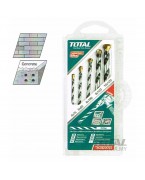 Jeu de 5 forets à béton TOTAL TACSD5055