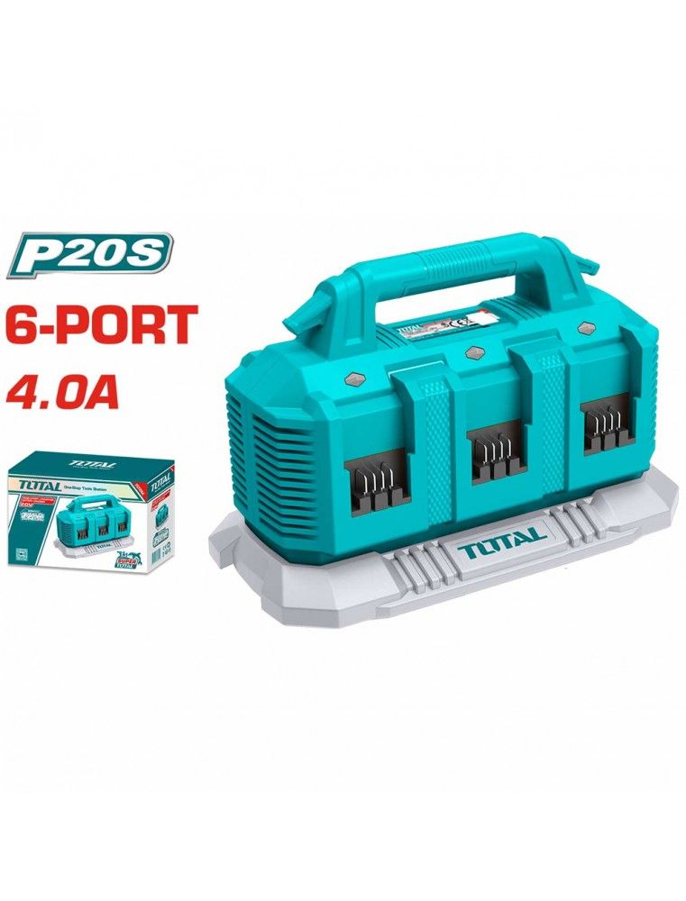 Chargeur batterie 4 A 20 V 6 ports TFCLI2064 TOTAL