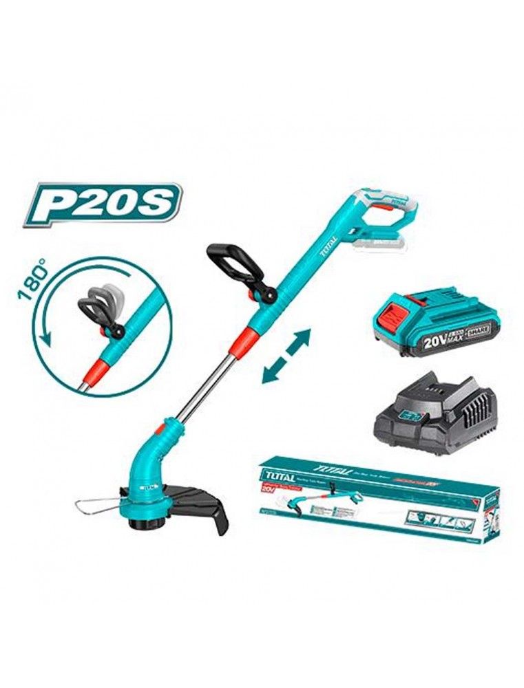 Coupe-bordure sans fil TOTAL TGTLI20301 – 20 V, largeur de coupe 30 cm