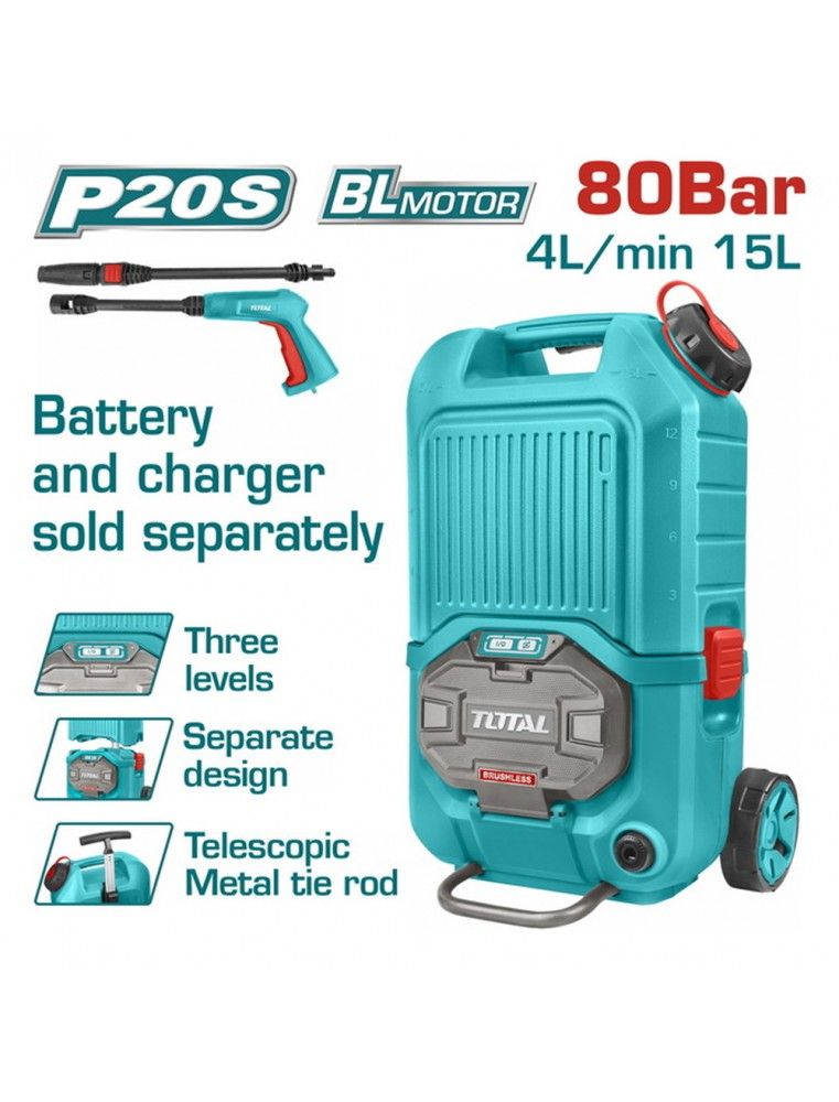 NETTOYEUR HP 80B 40V TPWLI4006 TOTAL