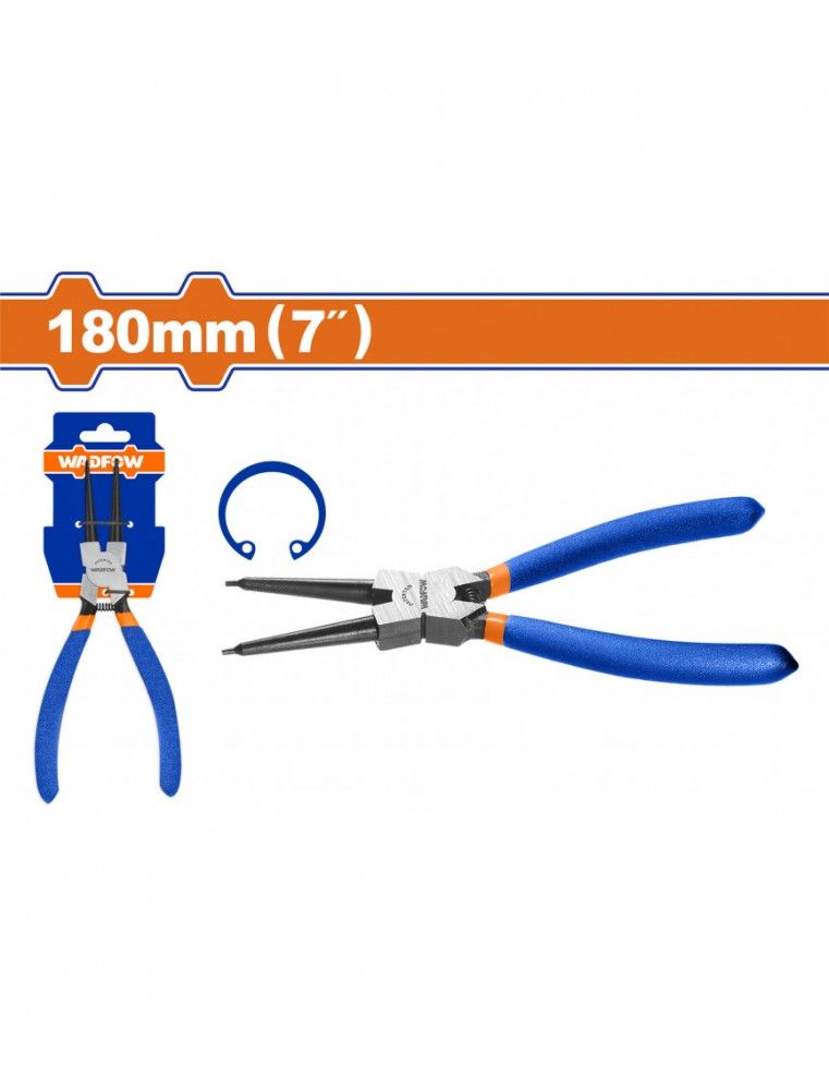 Pince à circlips droite intérieure 180 mm WPL9C73 WADFOW