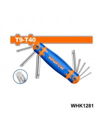 JEU  8 CLE TORX PLIANTE...