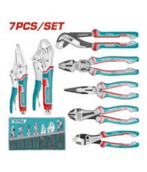 Jeu de 7 pinces TOTAL TOS23055 – Kit complet de pinces pour bricolage et maintenance