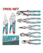 Jeu de 7 pinces TOTAL TOS23055 – Kit complet de pinces pour bricolage et maintenance