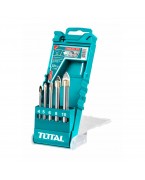 Jeu de 5 forets pour verre et carrelage TOTAL TACSD7256