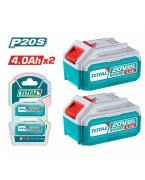 KIT 2 BATTERIE 20V 4.0 AH TOSLI240312 TOTAL