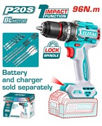 VISSEUSE PERCEUSE 20V 96NM TIDLI209681 TOTAL