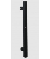 Bâton Inox Carré Noir 60 cm Stap