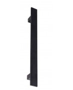 Bâton Inox Plat Noir 130 × 150 cm Iris