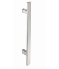 Bâton Inox Plat Satiné 80 cm Iris