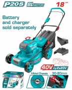 TONDEUSE GAZON 60L 40V S/F TLMI20185 TOTAL SANS BAT