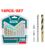 ENSEMBLE DE 19 EMBOUTS+MECHES TACSDB1901 TOTAL