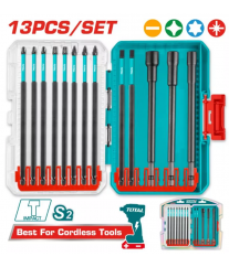 JEU 13 EMBOUTS LONGS 150 MM TACSDL01306 TOTAL