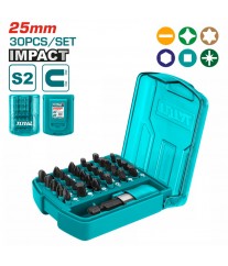 COFFRET 30 EMBOUTS 25 MM TACSD18306 TOTAL