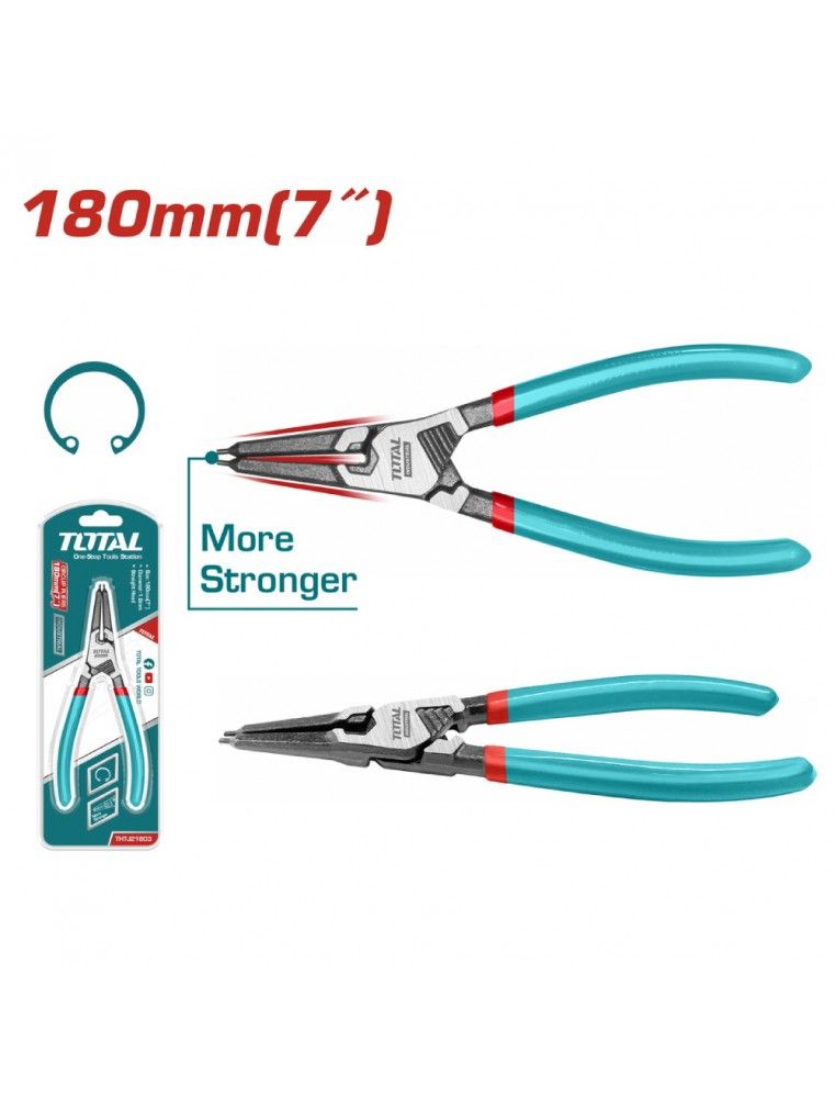 PINCE A CIRCLIPS DROIT 7" THTJ21803 TOTAL