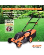 TONDEUSE GAZON 1600W 36CM ACEM TI160