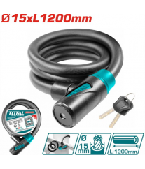 ANTIVOL VÉLO 15 × 1200 MM TBK11512 TOTAL