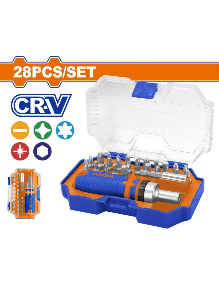 Jeu 28 embouts CR-V WSS8B28 WADFOW