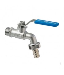 Robinet jardin chromé manette bleue ARCO