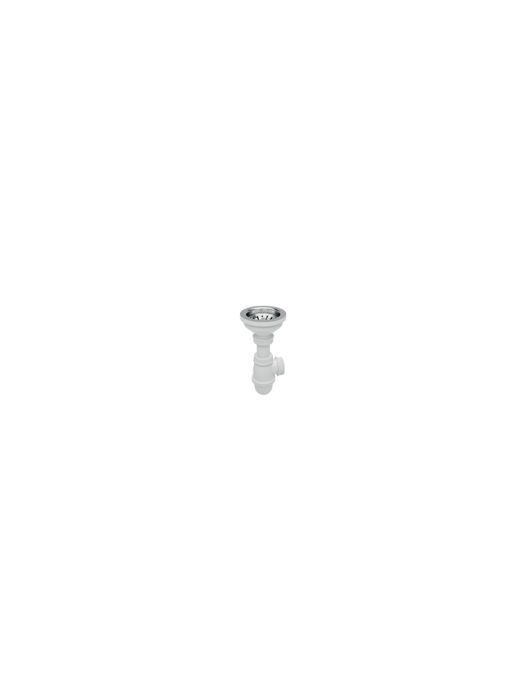 Siphon d'évier avec bonde inox Ø90 SOPAL 1970A00