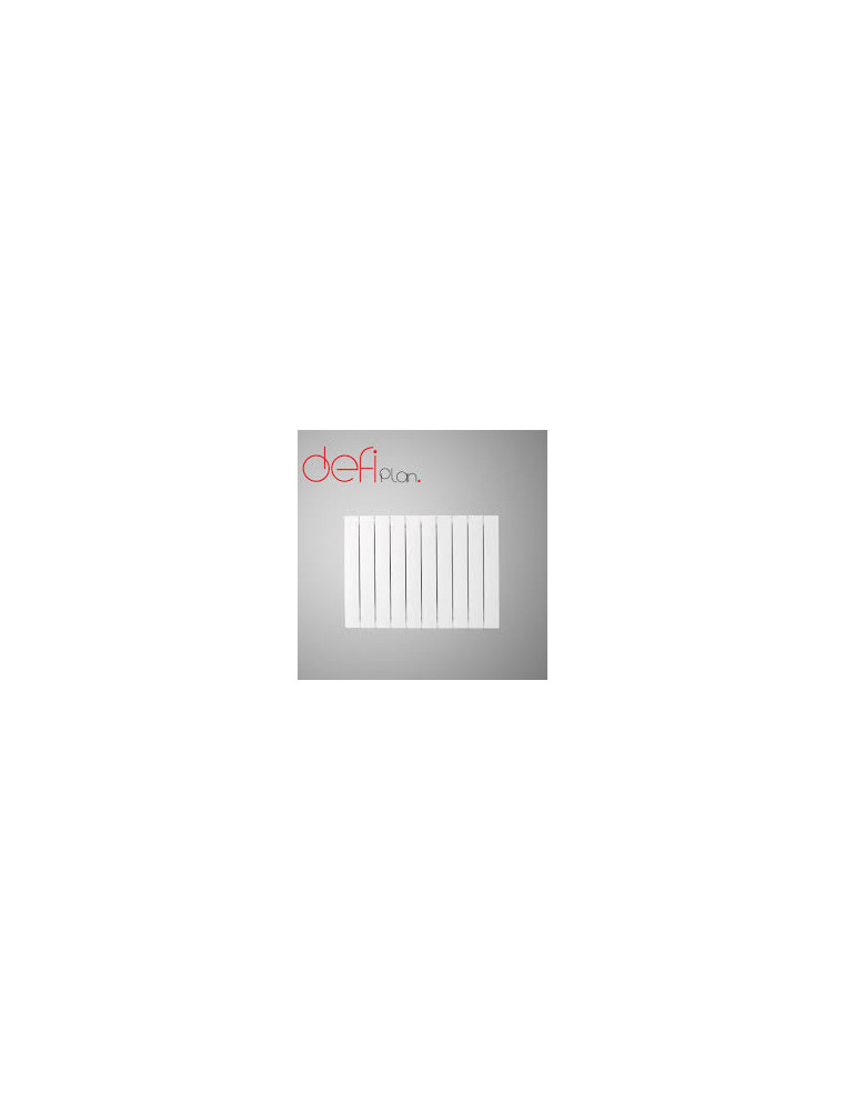 Radiateur Aluminium Plan Blanc 50/58 115W DEFI