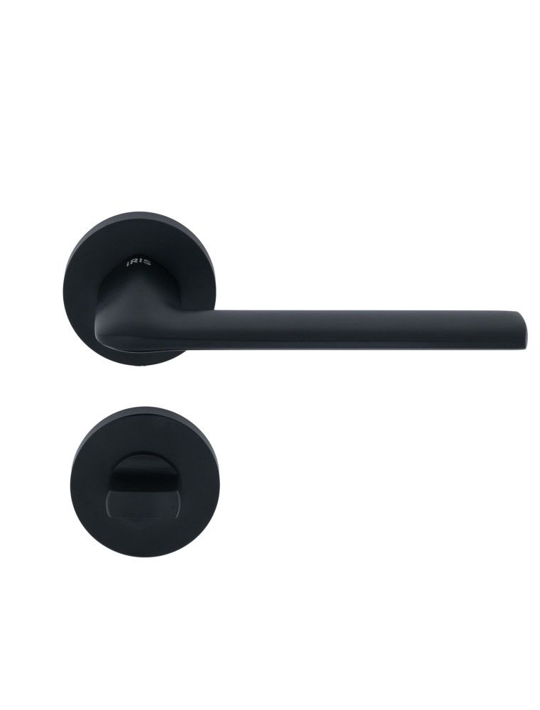 Poignée de porte 2PCS WC 1009 noir IRIS  au meilleur prix en Tunisie
